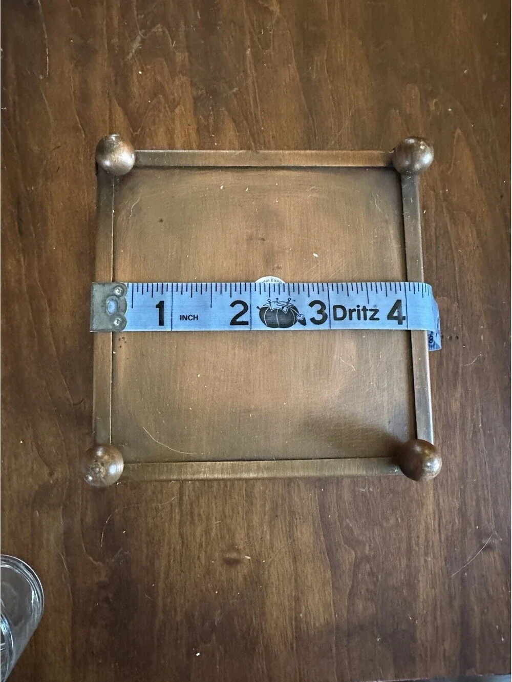 PartyLite Copper Floral Candle Holder Metal Lantern Votive Tealight Glass Insert